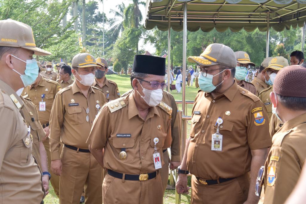 Wagub Jambi Pimpin Upacara Peningkatan Nasionalisme dan Kedisiplinan ASN