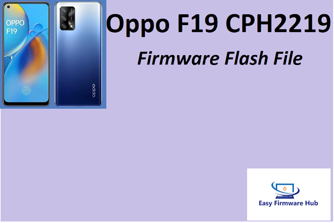 Oppo F19 CPH2219 Firmware Flash File