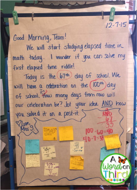 A Word On Third: Math in Morning Meeting