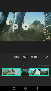 Cara edit video memotong video menggunakan aplikasi Inshot di Android