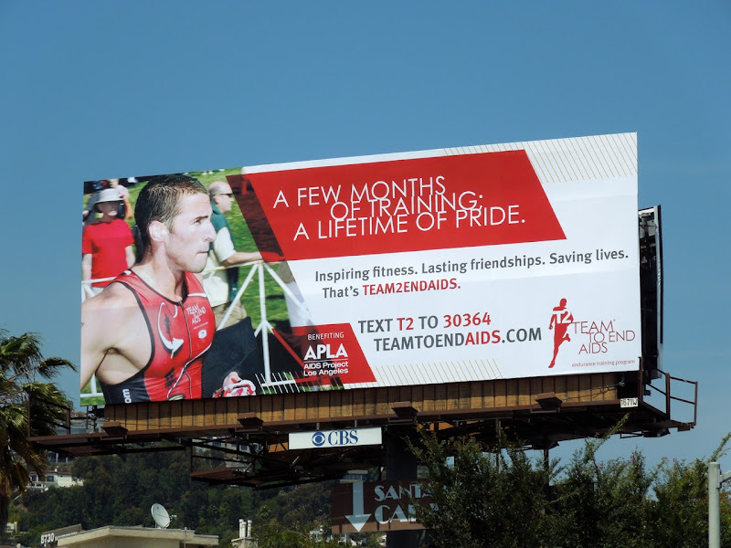 Team to End AIDS billboard