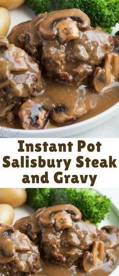 Instant Pot Salisbury Steak and Gravy