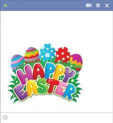 Happy Easter Facebook Happy Easter Emoticon
