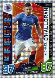 Topps Match Attax SPFL 2016-2017 Rangers Set