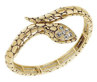 gold snake bracelet