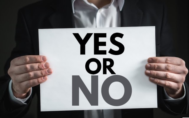 Meaning of 'YES' and ‘NO' in our lives