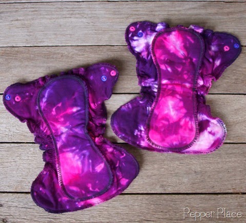 tie dyed newborn bamboo cloth nappies diapers14
