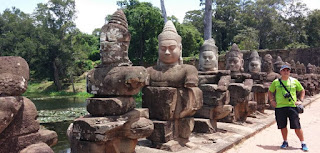 Muralla de Angkor Thom.