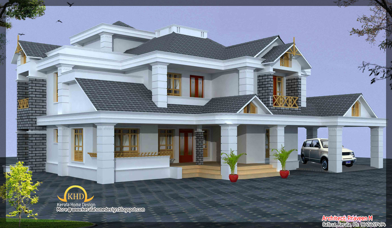 Luxury Home Design Elevation 4500 Sq. Ft.  home appliance
