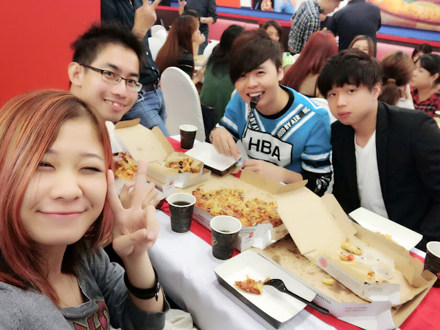 Domino's Pizza Party - Group Photo