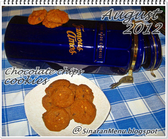 SinaranMenu: Biskut Donut / Chocolate Chips Cookies