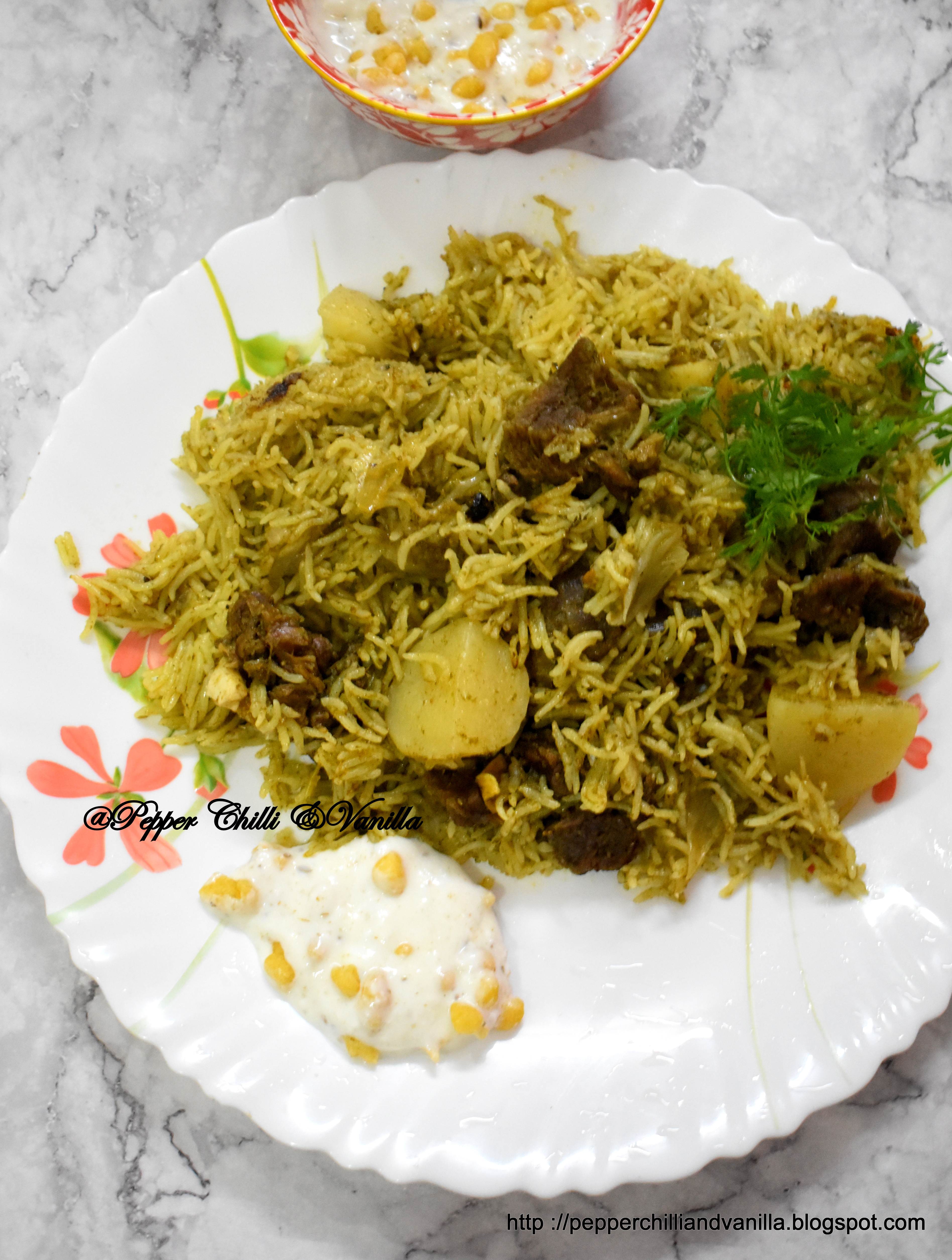 easy beef pulao,easy beef green pulao,green masala beef rice