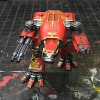 Legio Ignatum Warhound Titan WIP for Adeptus Titanicus