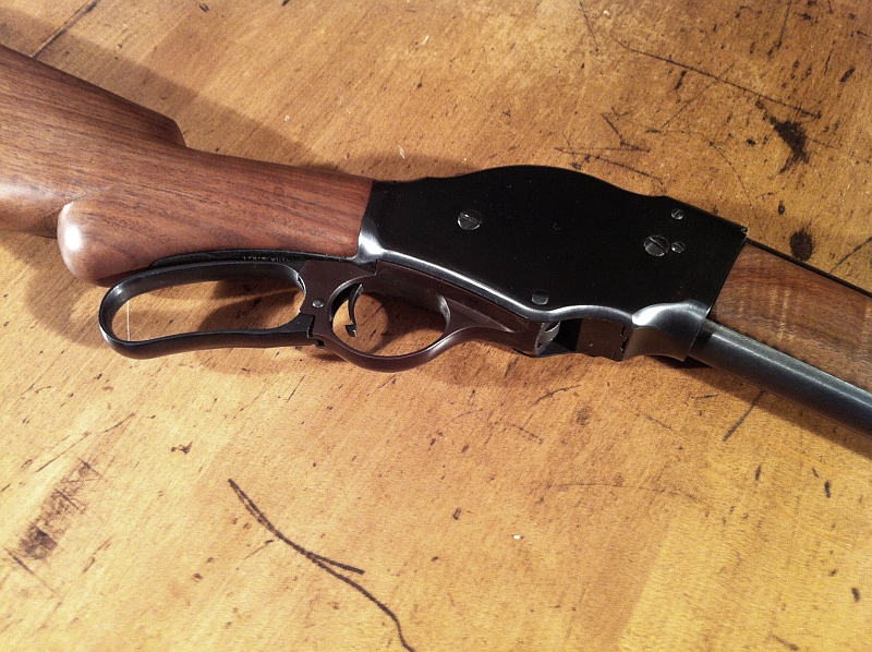 lever action shotgun. Winchester 1887 Lever Action