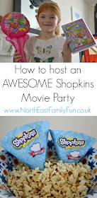 How to host an AWESOME Shopkins Movie Party #ShopkinsChefClub. Shopkins Chef Club Review by North East Family Fun