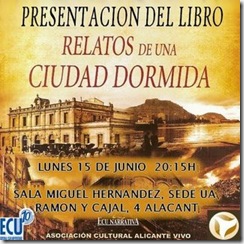 PRESENTACION libro una ciudad dormida