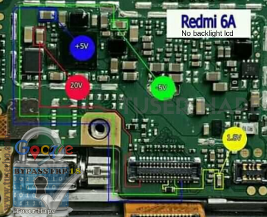 Redmi 6A lampu lcd pad   am - TUSERHP