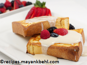 french-toast-with-fresh-fruits-and-cream-recipe