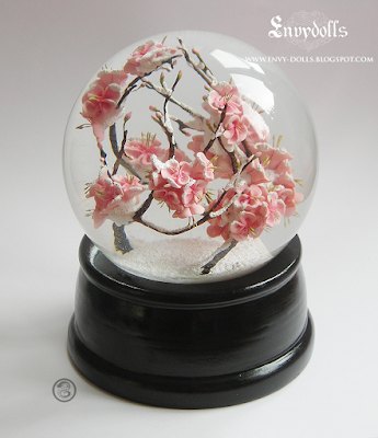 sakura snowglobe