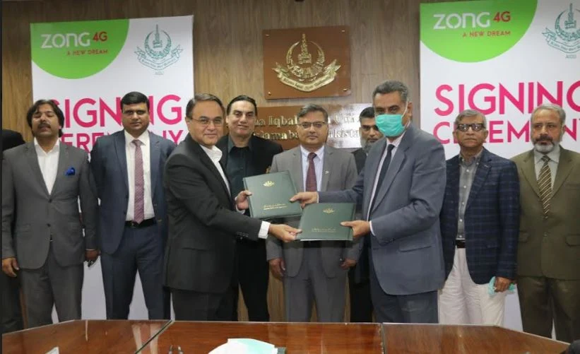 AIOU, Zong ink MoU to facilitate students and employees