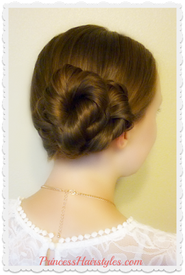 Hairstyle for prom, homecoming, weddings. Easy video tutorial.