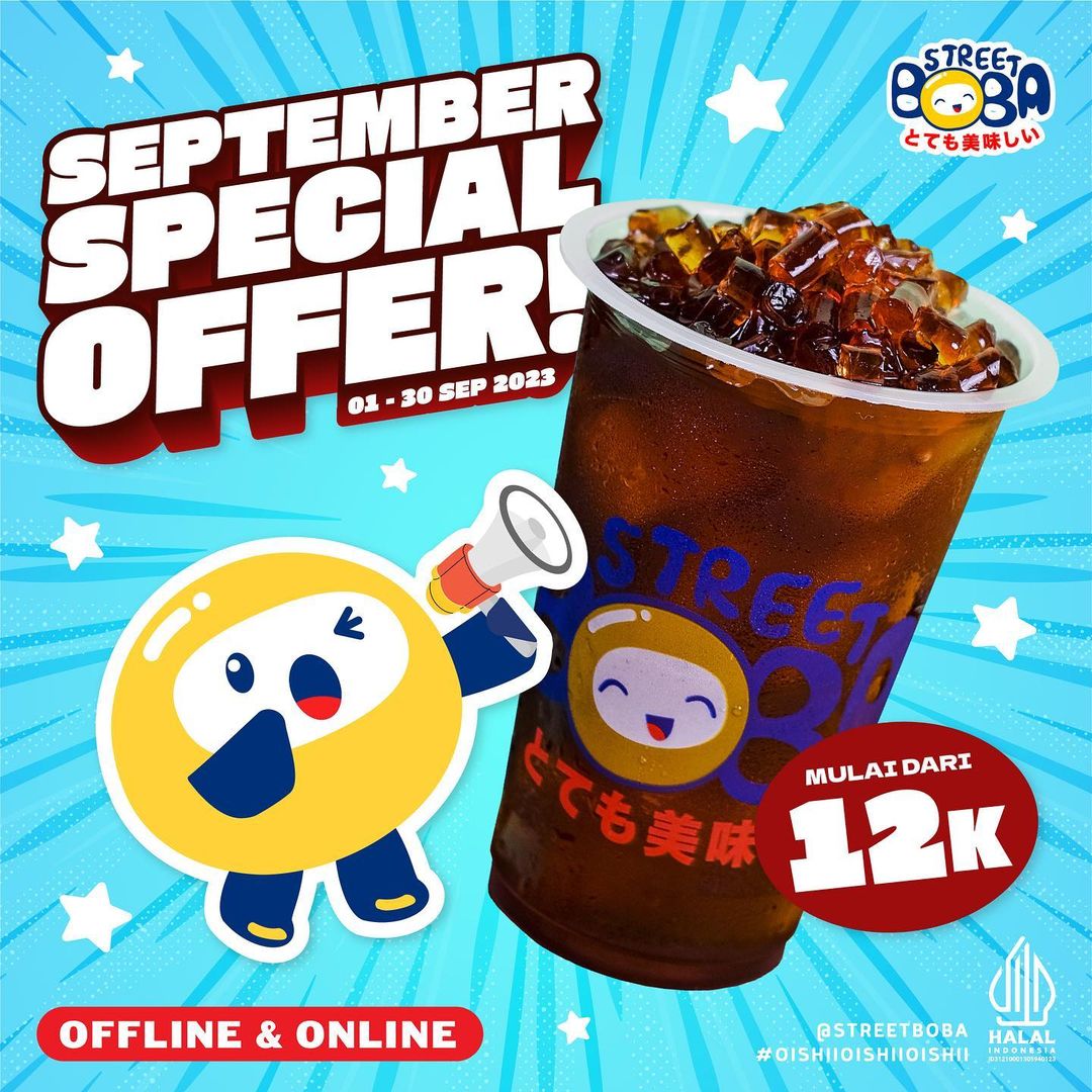 Street Boba Promo September Special Offer