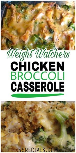 This healthy casserole is filled with chicken, broccoli and mushrooms in a creamy & light sauce. Your family will love it! Serves: 6