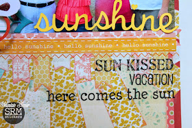 SRM Stickers Blog - Summer Layout by Shantaie - #layout #stickers #summer 