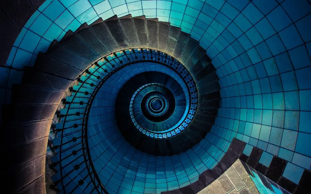 Spiral Stairs Staircase Geometric Architecture