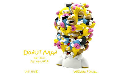 “Donut Man” The Simpsons Resin Figure by Wizard Skull x UVD Toys