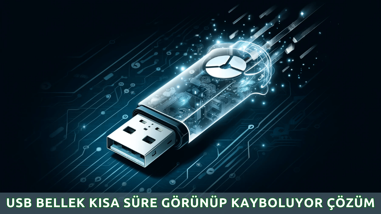 USB Bellek Kısa Süre Görünüp Kayboluyor Çözüm - 2024