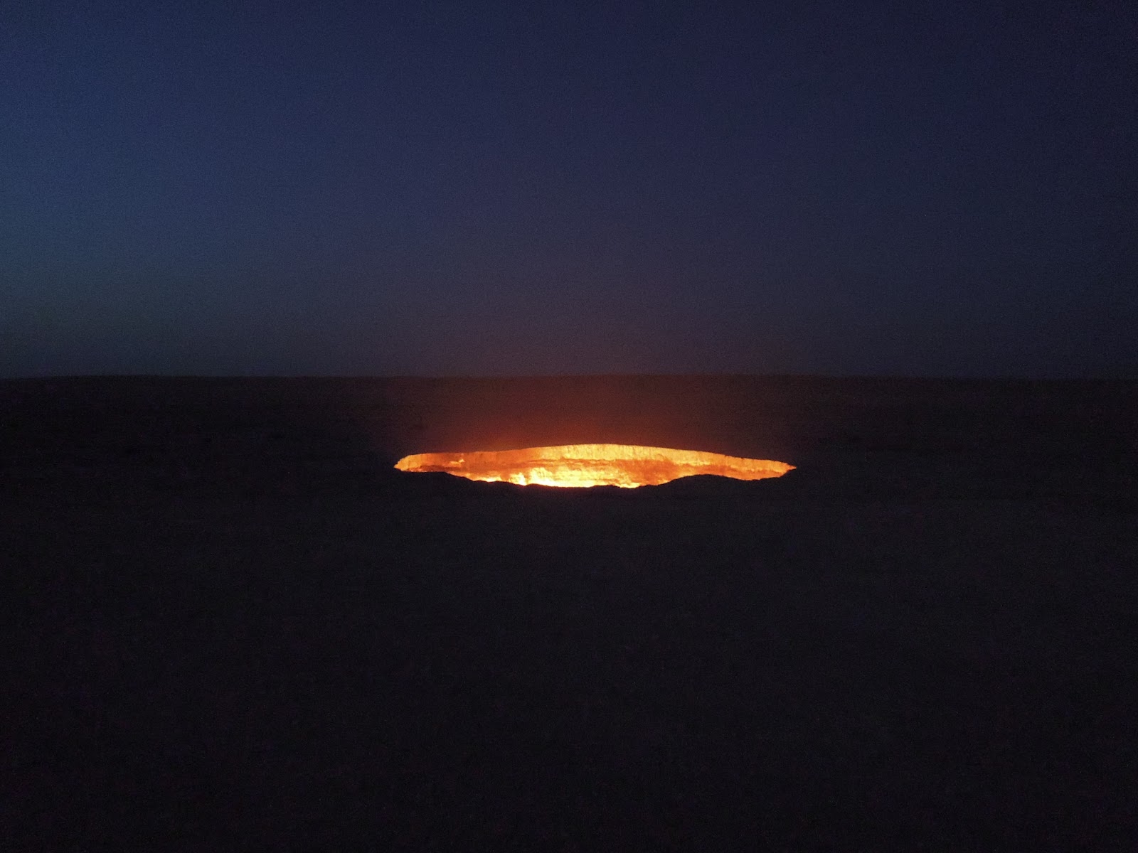 La Porte de lEnfer au Turkménistan une erreur scientifique