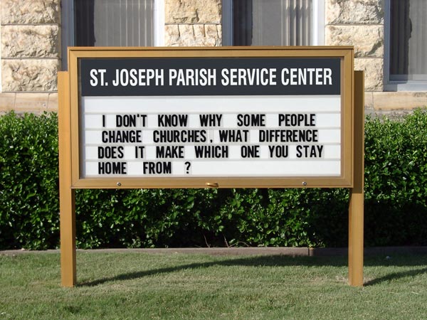 Mormon411: Funny Religious Signs