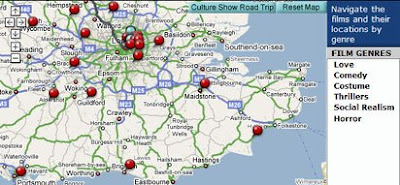 screen shot of British Film Map