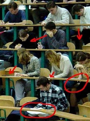 Cheaters, students cheating