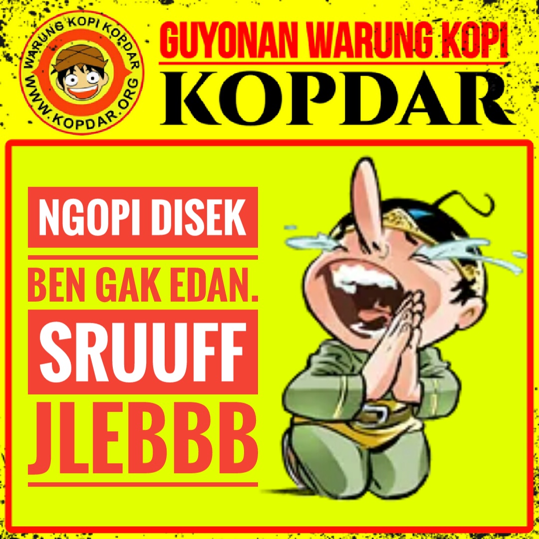 8 GAMBAR LUCU WAYANG JOWO WARUNG KOPI KOPDAR