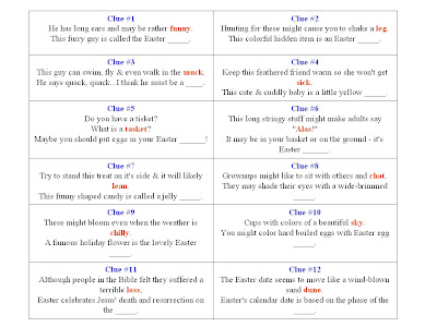 【印刷可能】 hard easter egg hunt clues for adults 868489