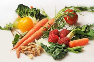 Fruit, vegetables and nuts