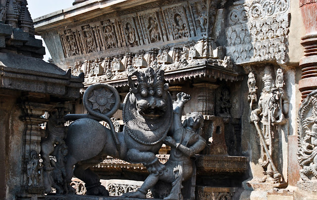 Hoysala Emblem at the doors