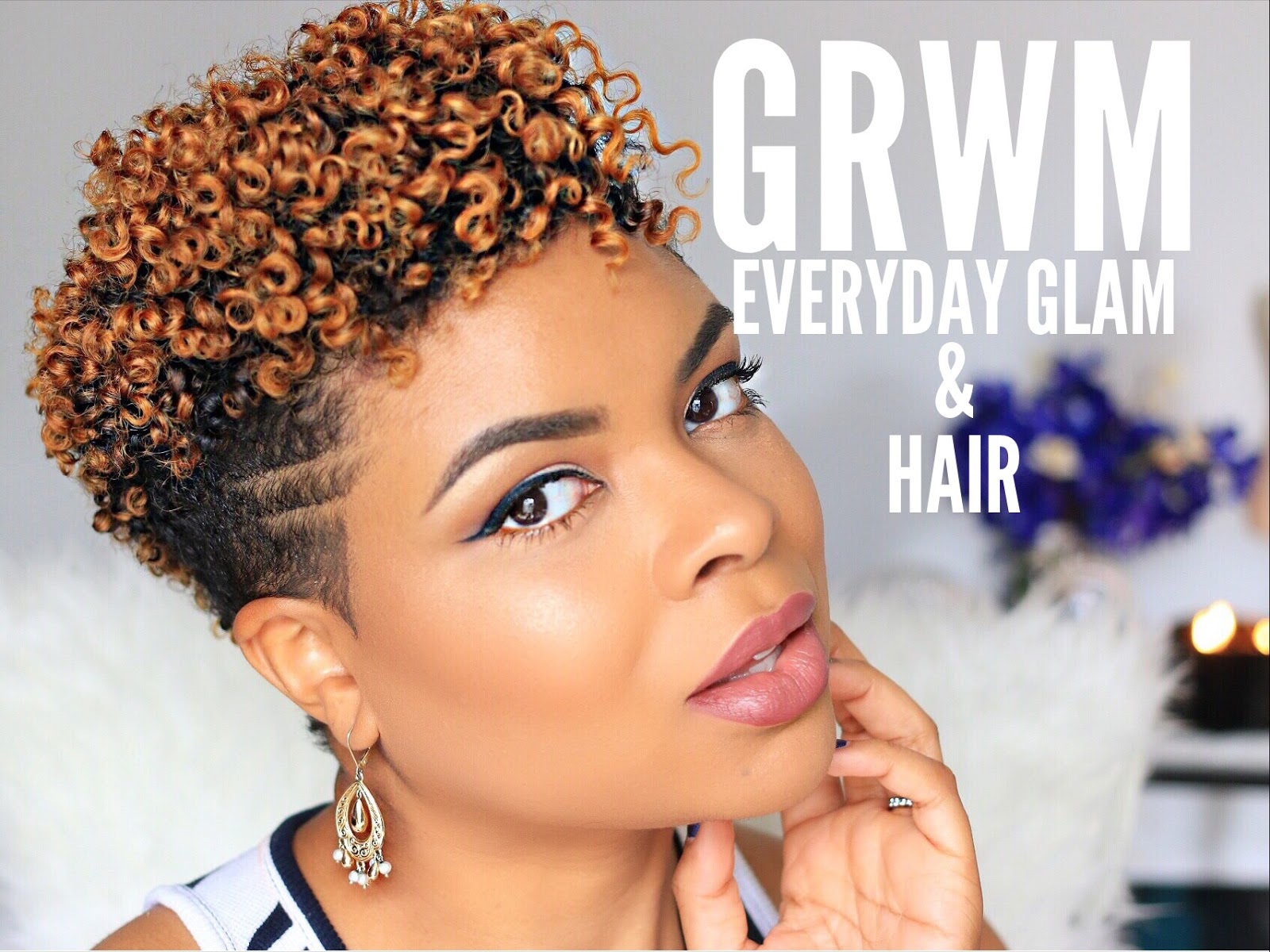 GRWM | Everyday Glam and Flat Twist Out