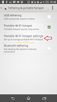 Tether And Make Portable Hotspot On Android