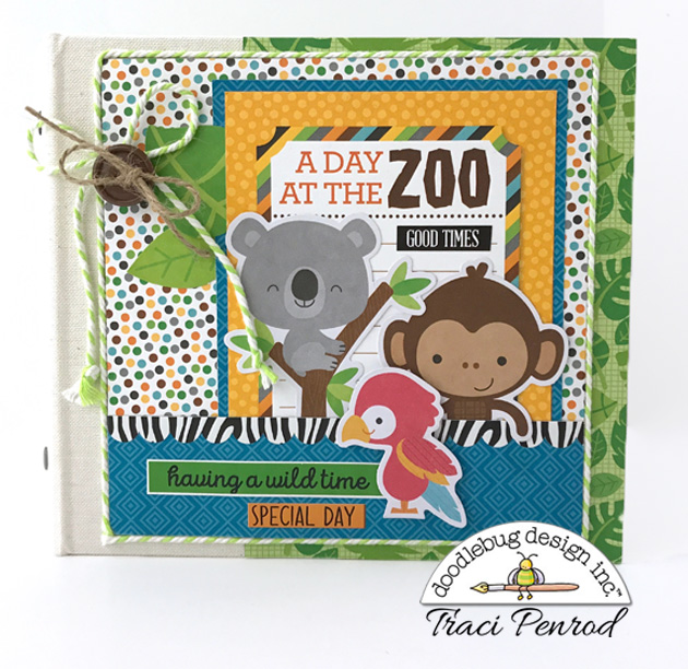 A Day at the Zoo Scrapbook Album by Artsy Albums