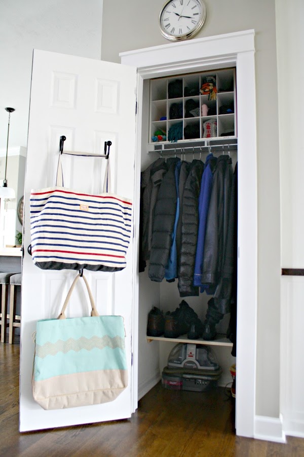 How to organize a coat closet