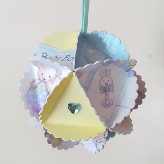 Upcycled memory bauble by Esselle Crafts