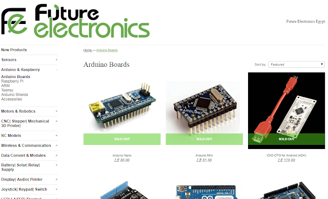 Arduino Boards – Future Electronics Egypt (Arduino Egypt)