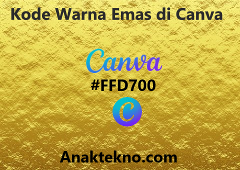 Kode Warna Emas di Canva