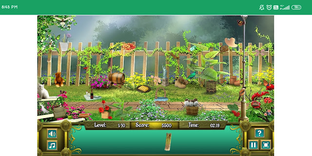 Solitaire Garden Secret Hidden Object game online terbaik