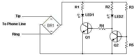 Phone Busy Indicator Diagram