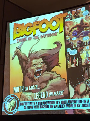 bigfoot sword of the earthman bigfoot comic action lab comics san diego comic con sdcc bigfoot graphic novel barbarian comics