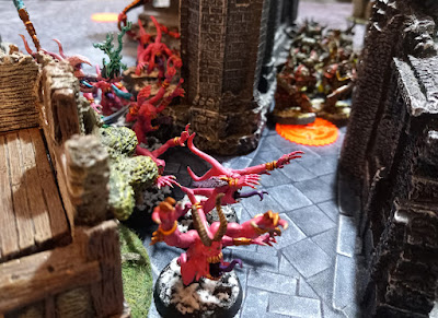 Warhammer 40k battle report: Death Guard vs Chaos Daemons, 500pts